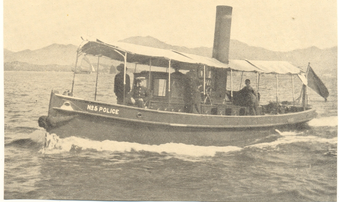 Police Patrol Launch in Hong Kong Harbour