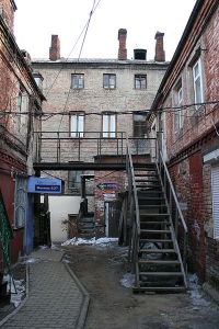 An inner-yard (Admirala Fokina St.,5) of former Millionka in Vladivostok, Russia. Historically Millionka was the local china-town and the biggest center of crime activity