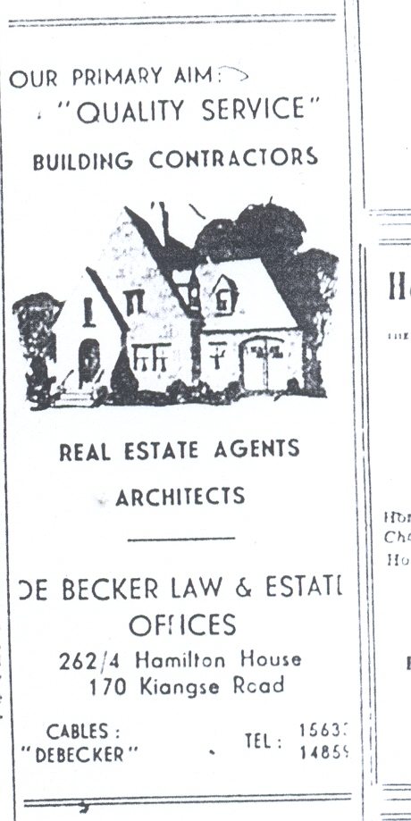 Joe Becker Estate Agents - 1941