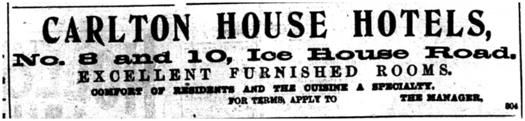 Carlton House Hotels HK 1907