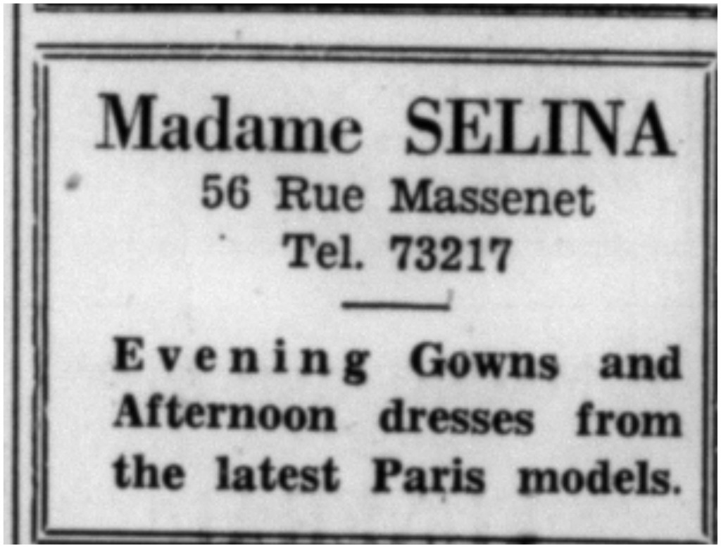 Madame Selina 1937