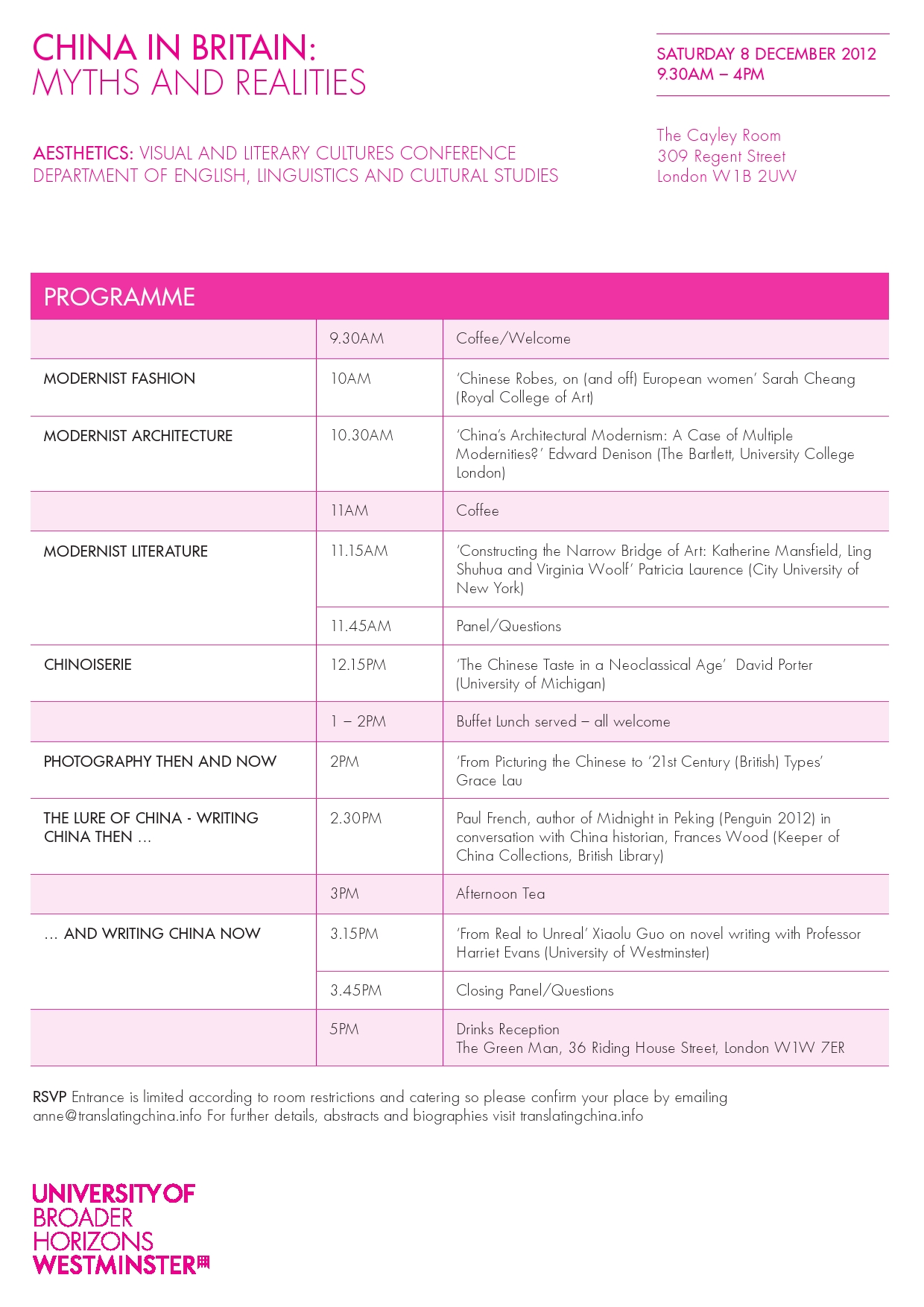 CinB conf programme